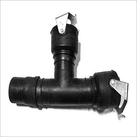 Clamp Coupling Tees - HDPE Material, Customized Thickness in Millimeters | Durable, High Strength, Easy Installation, Fine Finish