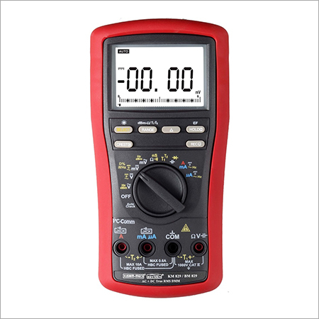 AC; AC+ DC TRUE RMS DIGITAL MULTIMETER WITH PC INTERFACE