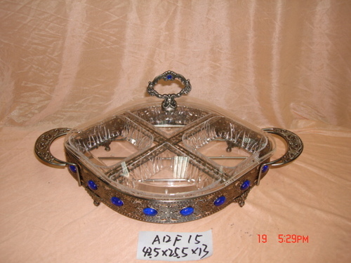 DRY FRUIT TRAY SET WITH 4 BOWLS