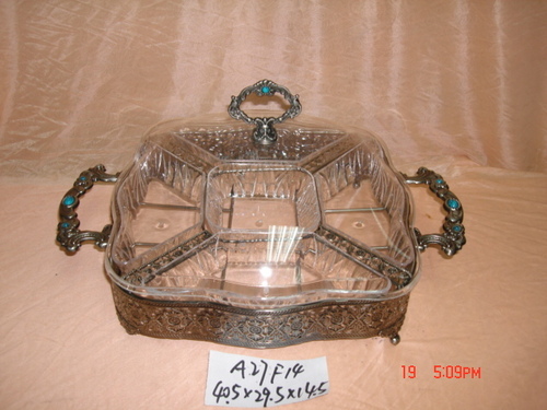 DRY FRUIT TRAY SET WITH 5 BOWLS