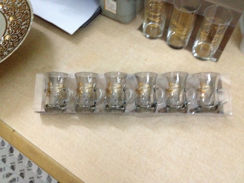 6 PCS Cava Glasses - Glass, 8-12 cm Height, Clear, Durable, Elegant Design, Stackable
