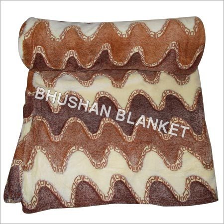 Wool Blankets - High-Grade Polyester, 100x80 cm Multicolor Stripe Design | Soft Touch, Long Life, Low Maintenance, Quality Assured