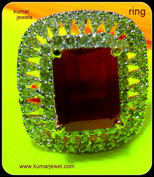 Square Ruby Ring