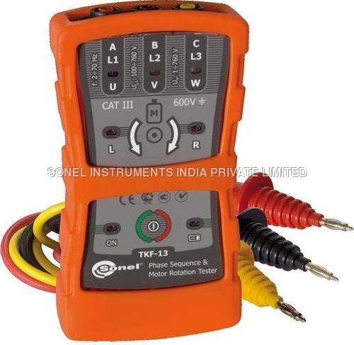 Phase Sequence And Motor Rotation Tester