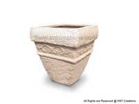 Vertical Stone Art Planter