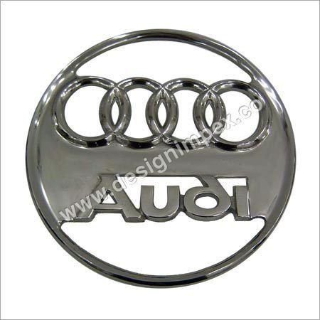 3d Logo Metal Sticker