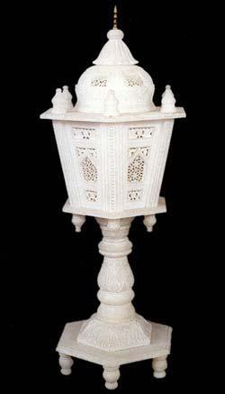 White Marble Lamp