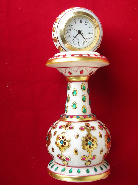 White Marble Watch