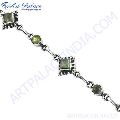 Vintage Simple Design In Silver Gemstone Bracelets Jewelry, Loose Gemstone Bracelets Jewelry