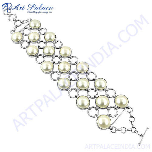 New 2013 White Pearl Loose Beads Bracelets Jewelry
