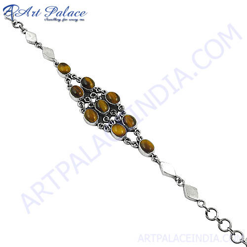 Newest Fashion Tiger Eye Gemstone Bracelets Jewelry