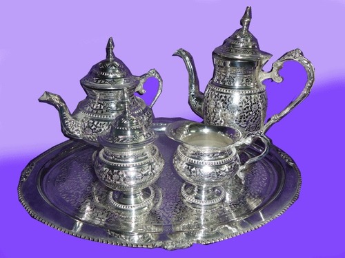 Box 3 - Silver Plated, Varied Sizes | Elegant Design, Intricate Details, Four Pieces Gift Set