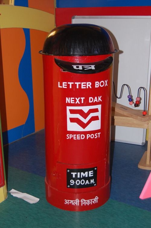 Red And Black Letter Box