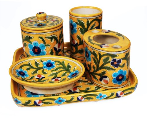Hand Painted Bathroom Accessories
