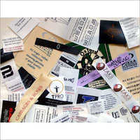 Cotton Printed Labels - Coating Type: Uncoated