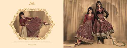 Sleeveless salwar kameez
