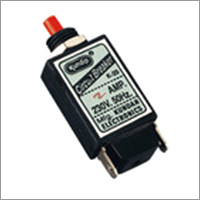 Circuit Breaker Switch - Metal, Plastic, 6 AMP, 250V, Black | Durable, Shockproof, Thermal Resistance, Fine Finish, Easy Install