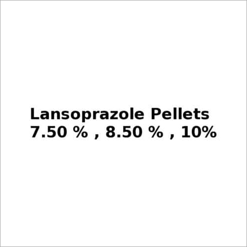Lansoprazole Pellets 7.50%, 8.50% , 10 By SHEETAL CHEM