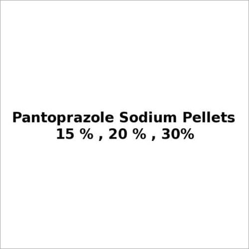 Pantoprazole Sodium Pellets 15%, 20% , 30%