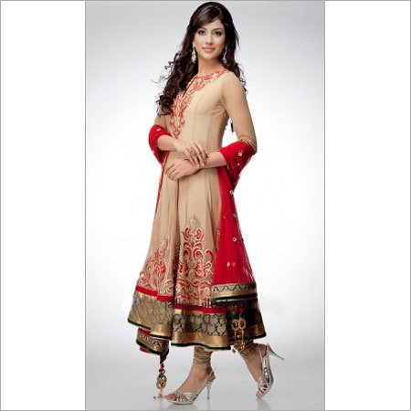 Beige Dress Full Length