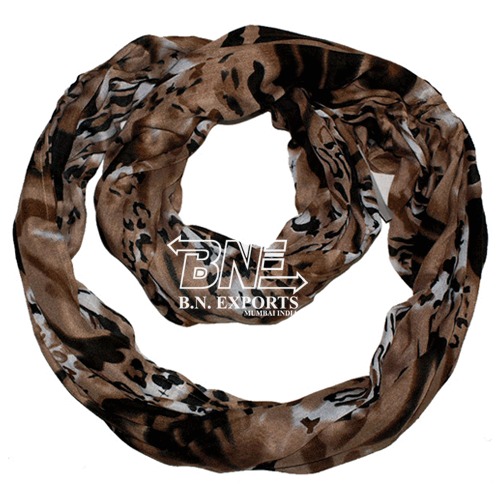 Snood - Polyester, One Size, Brown | Soft Fabric, Stylish Design, Lightweight Warmth