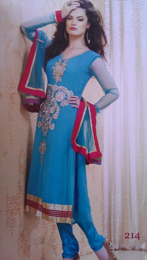 Blue Stylish Designer Salwar Suits