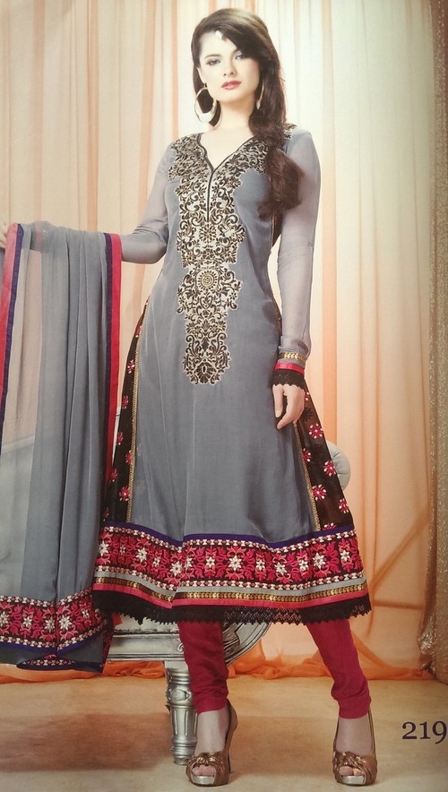 Embroidery Churidar Salwar Suits