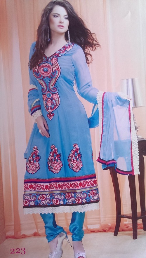 Heavy Designer Bollywood Churidar Salwar Suits 