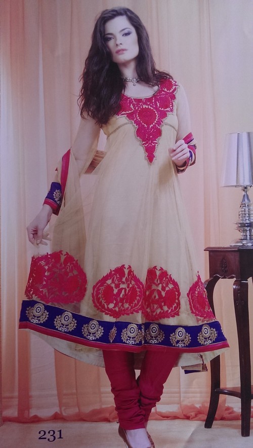 Stylish Designer Salwar Suits - Georgette, Net, Jacquard, 48 Inch Length | Semi-Stitched, Lined Bottom, 30 Designs, Elegant Look