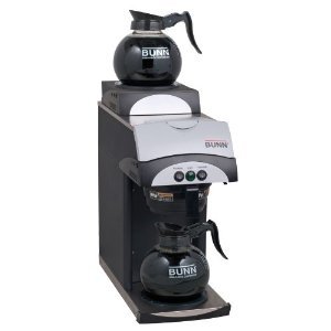 Bunn Coffee Maker - Stainless Steel 110-220 Volt | Manual Operation Fine Finish Low Power Consumption Elegant Black and Grey Design