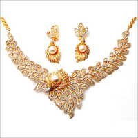 Indian Pearl Diamond Necklace 