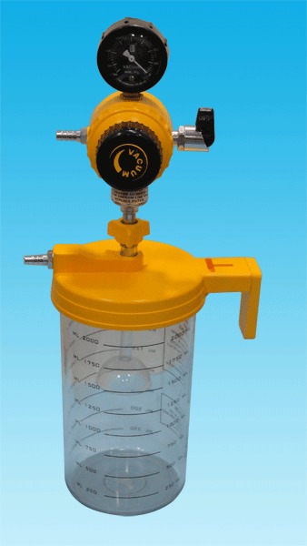 Ward Vaccum Regulator With 2000 Ml Jar