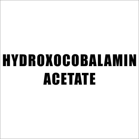 Hydroxocobalamin Acetate
