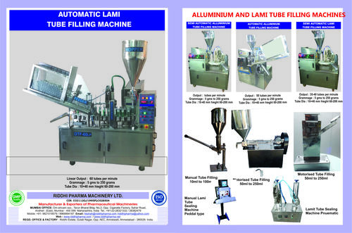 HAND OPERATED TUBE FILLING MACHINE