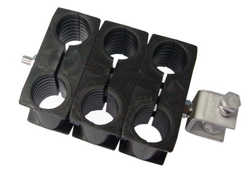 6 way feeder clamp for quater inch cable