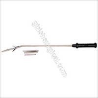 Steel Uterine Manipulator With Tenaculum Forceps