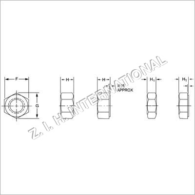 Durable Hexagonal Nuts