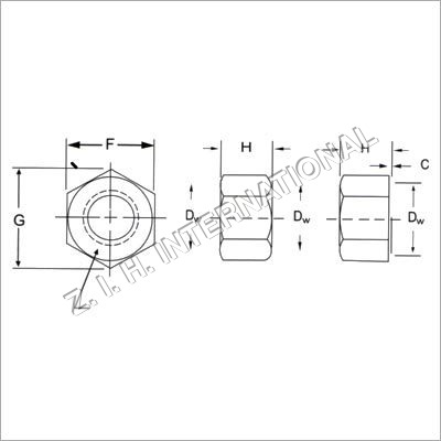 Precision Hexagonal Nut