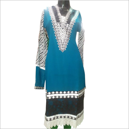 Georgette long kurti