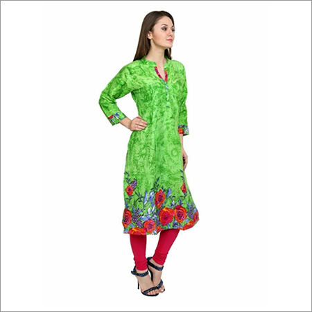 Printed Kurti in Rayon