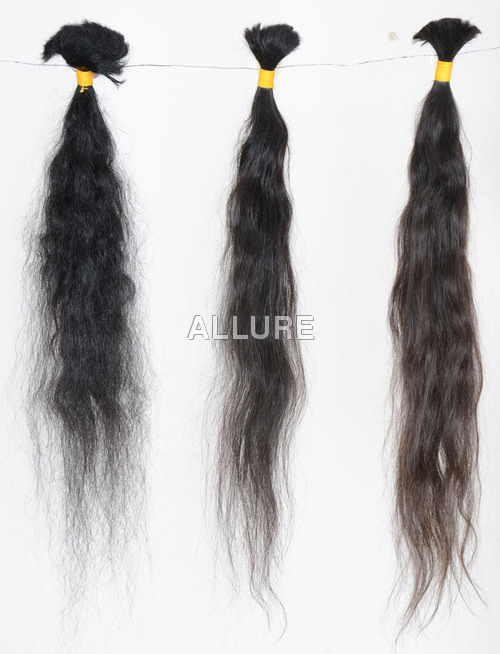Virgin Single Loose Wavy Drawn Hair