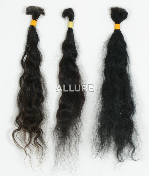 Remy Indian Hair Afro Curly Bulk Single Drawn