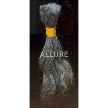 Virgin Indian hair Bulk Single Drawn Salt