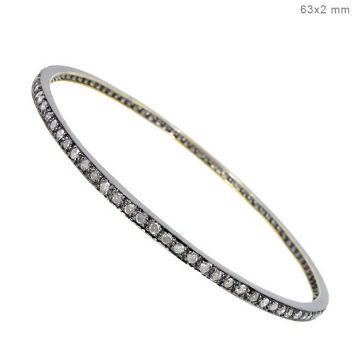 Diamond Pave Sleek Bangle