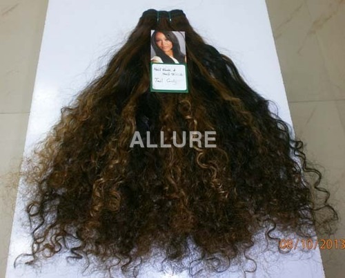 Blonde Color Weft Blended