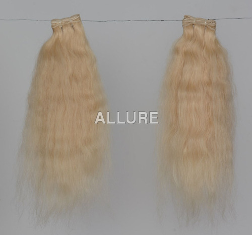 White Machine Weft Human Hair