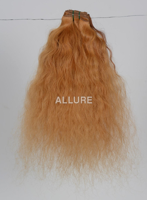 Weft Gold Blonde Human Hair