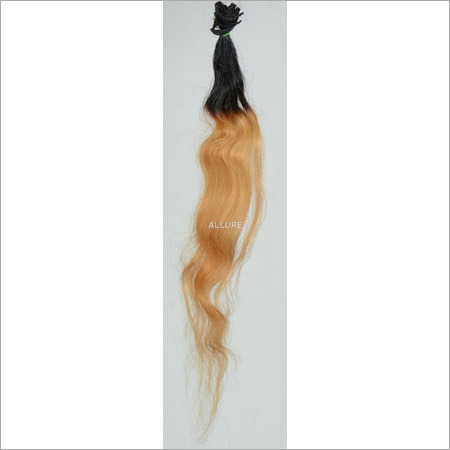Blonde Color Double Weft Human Hair