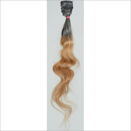 Blonde Color Double Weft Hair