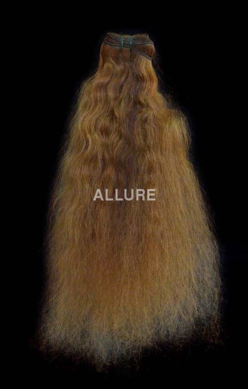Blonde Color Body Wavy Weft - Human Hair, Machine Weft | Soft Texture, Silky, Strong Strands, Easy to Use